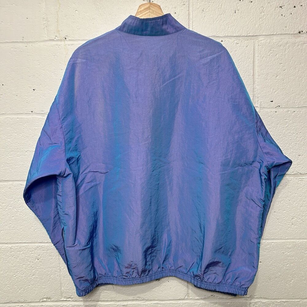 Vintage Surf Style Iridescent Windbreaker Jacket & Pants - Picture 6 of 10